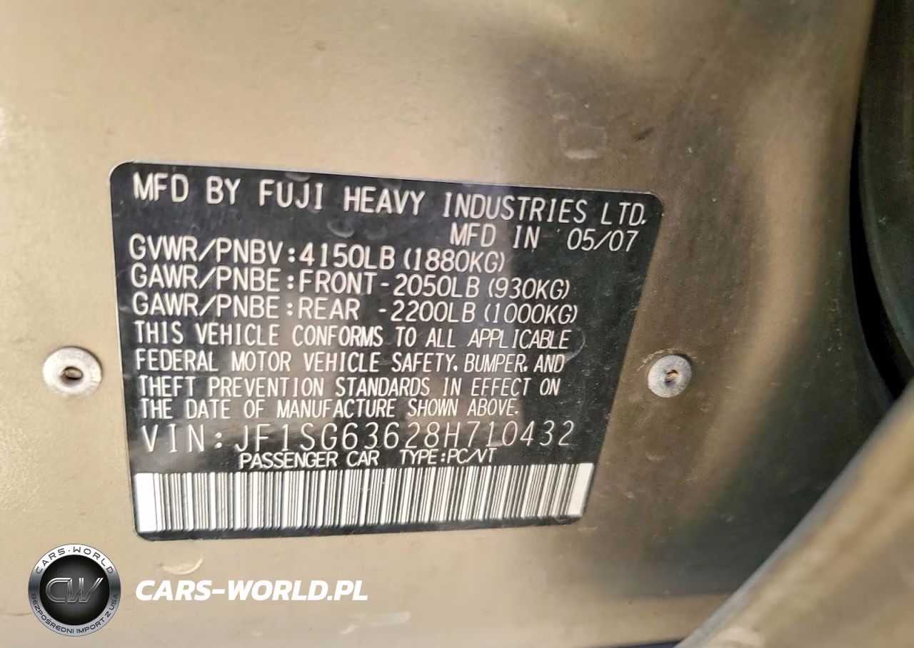 2008 Subaru Forester 2.5X VIN:JF1SG63628H710432 - 12