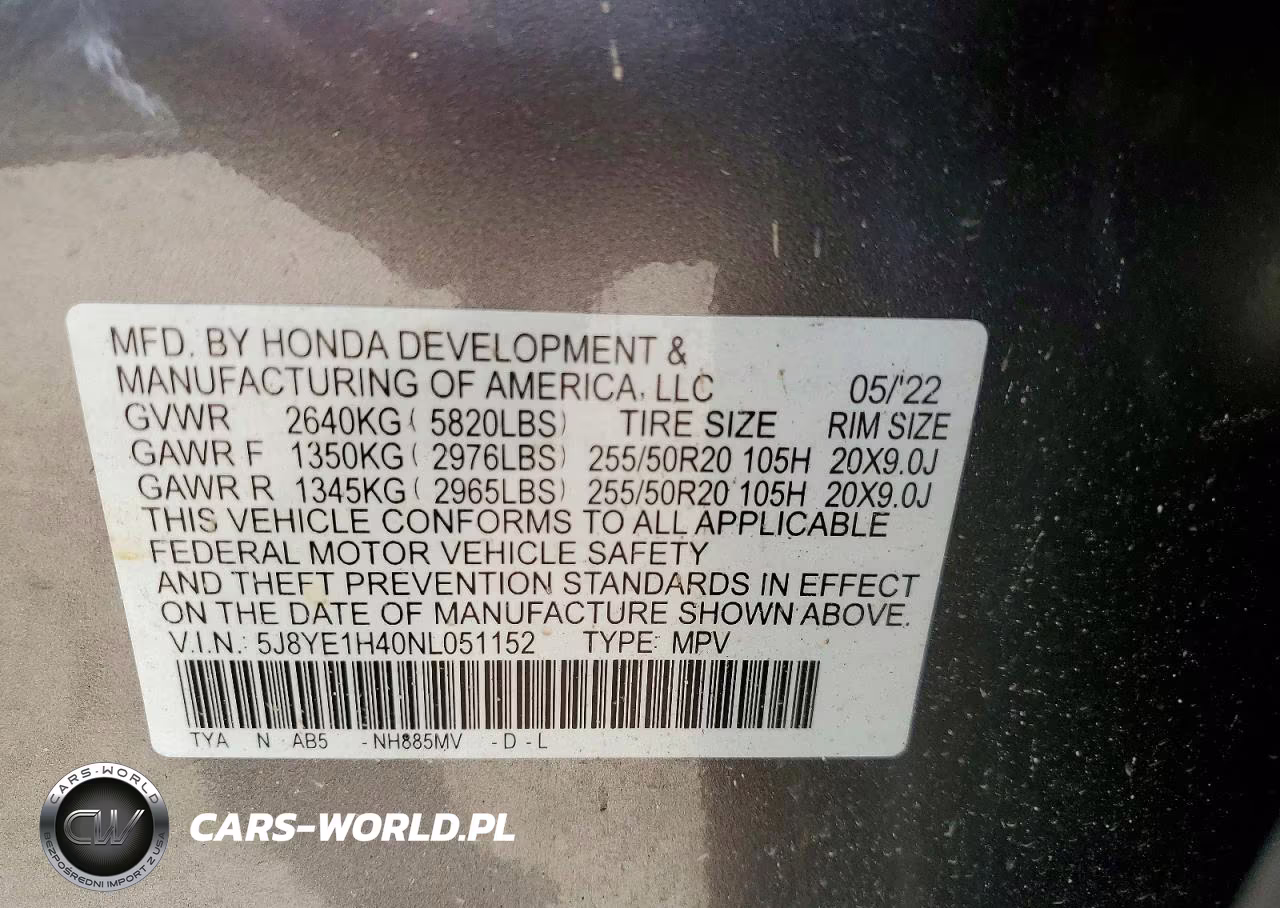 2022 Acura Mdx Technology VIN:5J8YE1H40NL051152 - 13