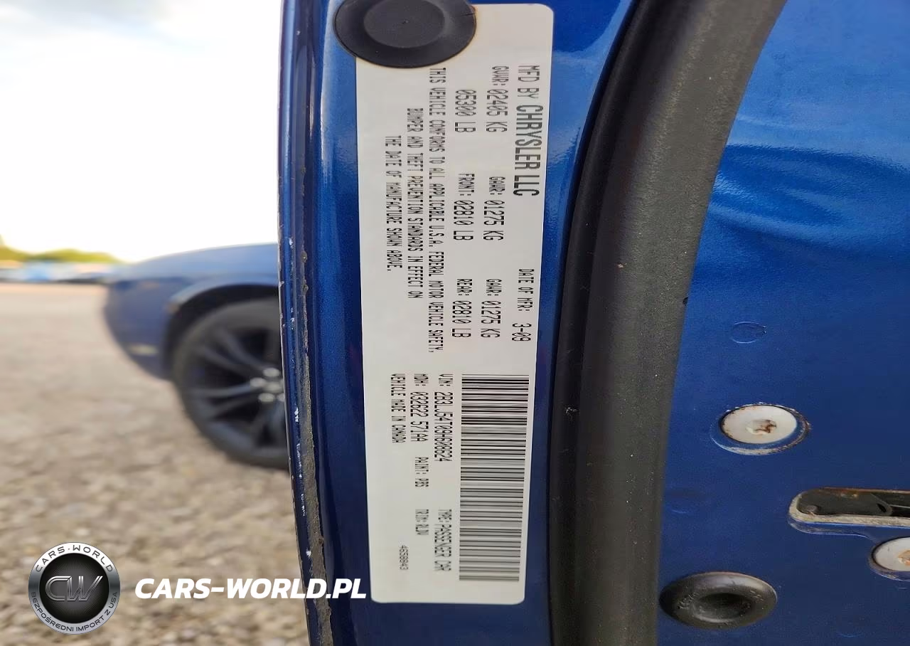 2009 Dodge Challenger R VIN:2B3LJ54T09H608624 - 12
