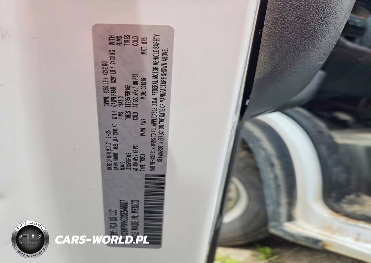 2025 Ram Promaster 3500 3500 High VIN:3C6MRVHG3SE546007 - 13