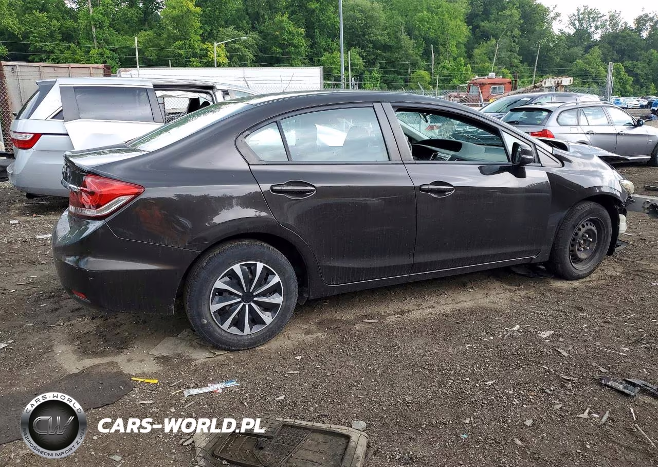 2013 Honda Civic Lx VIN:19XFB2F51DE258334 - 3