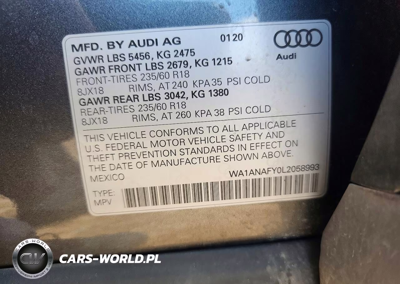 2020 Audi Q5 Premium VIN:WA1ANAFY0L2058993 - 12