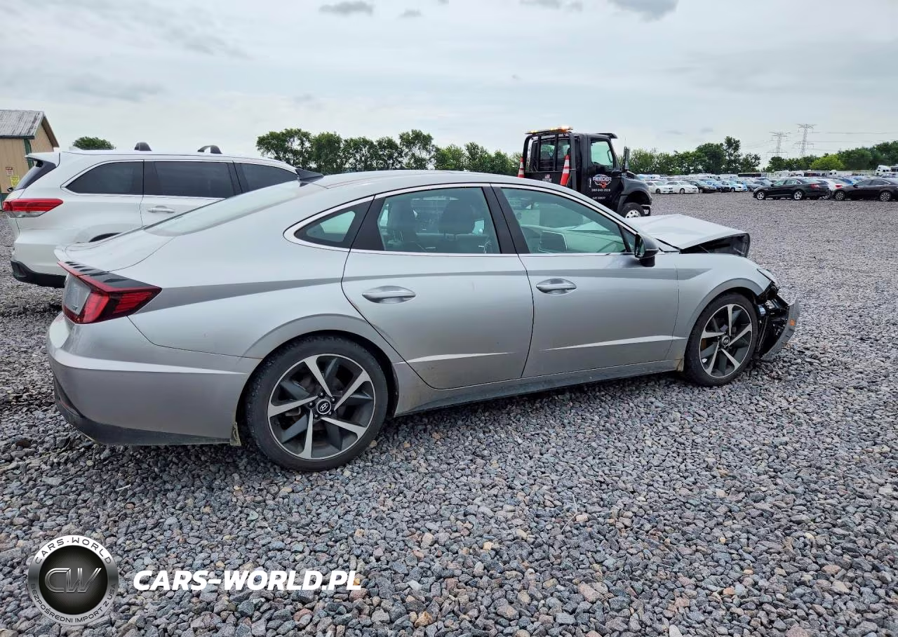 2022 Hyundai Sonata Sel Plus VIN:5NPEJ4J21NH140899 - 3