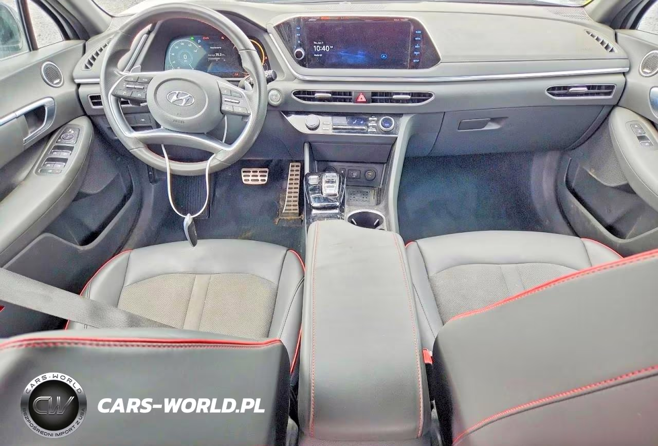 2022 Hyundai Sonata Sel Plus VIN:5NPEJ4J21NH140899 - 8