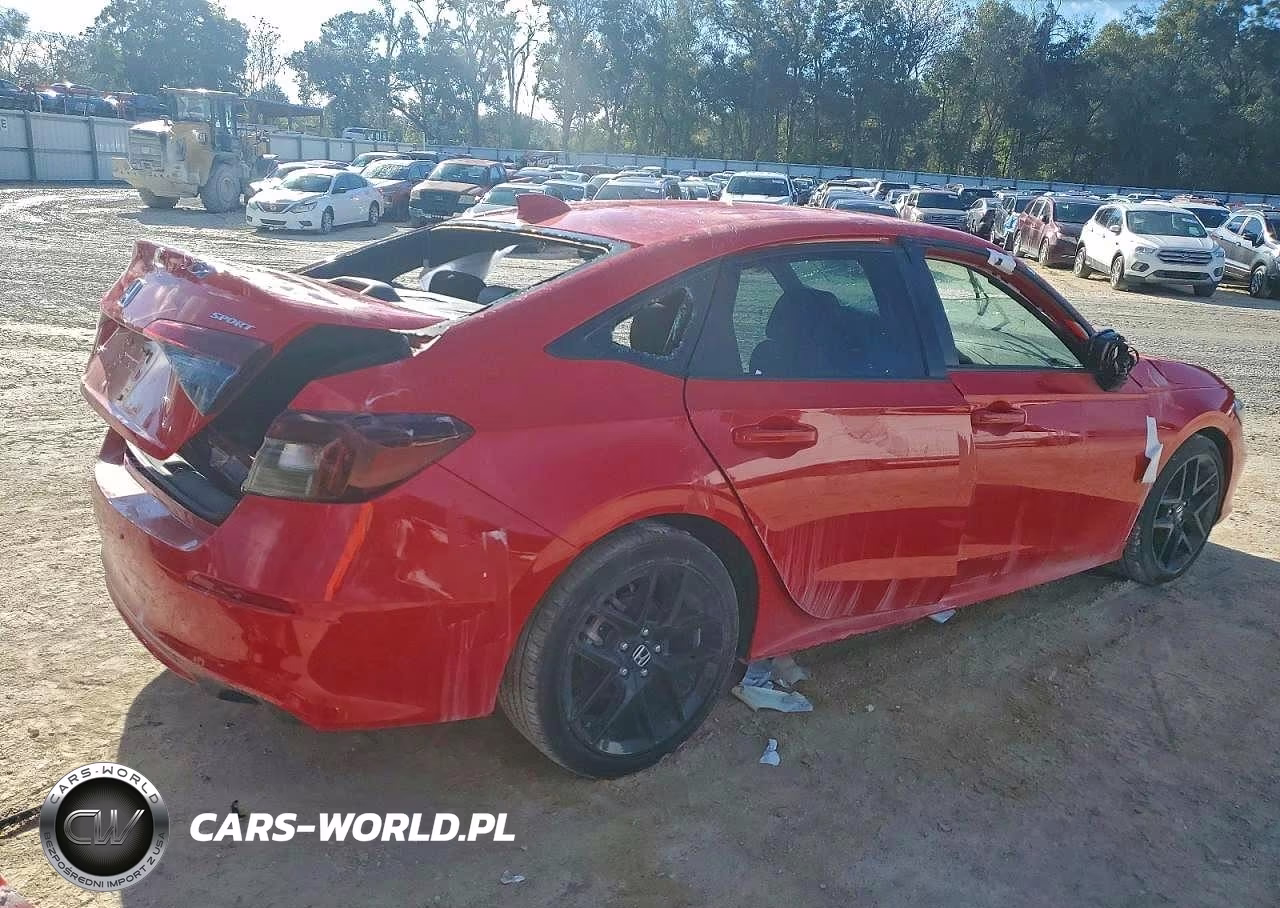 2025 Honda Civic Sport VIN:2HGFE2F53SH549265 - 3