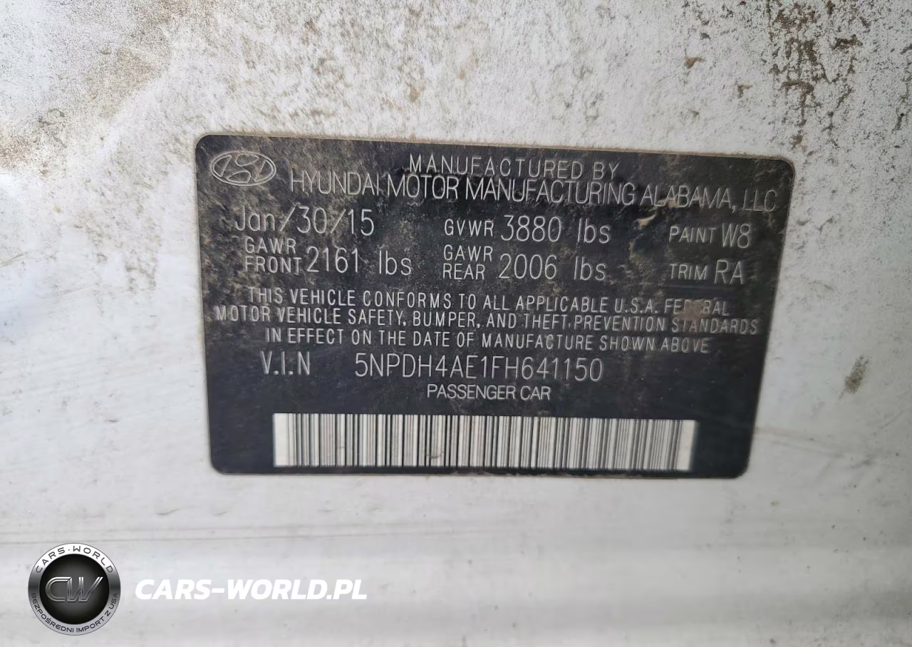 2015 Hyundai Elantra Se VIN:5NPDH4AE1FH641150 - 12