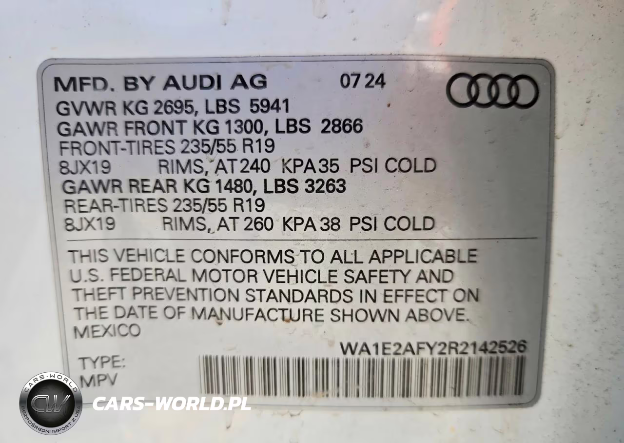 2024 Audi Q5 E Premium Plus 55 VIN:WA1E2AFY2R2142526 - 13