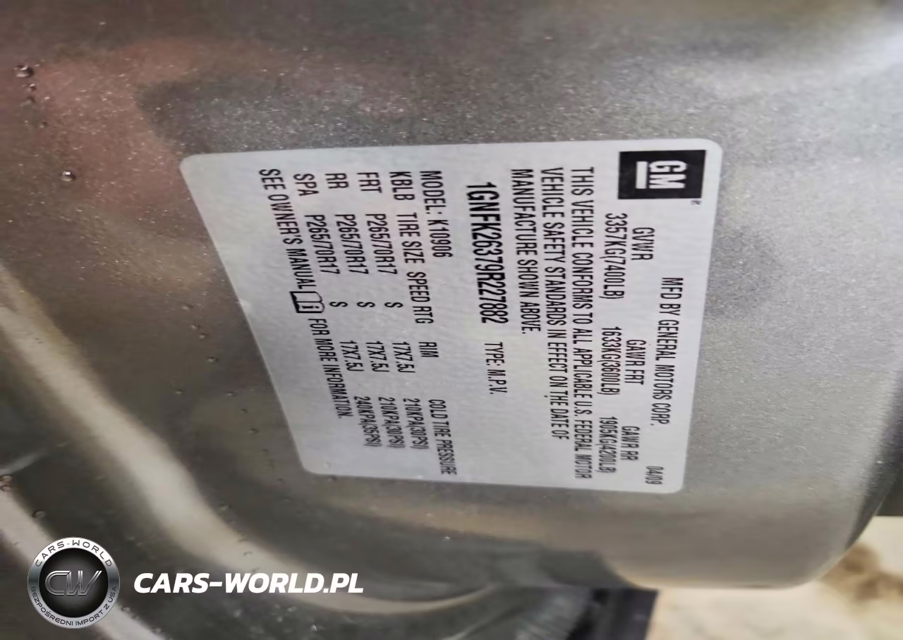 2009 Chevrolet Suburban K1500 Lt VIN:1GNFK26379R227882 - 13