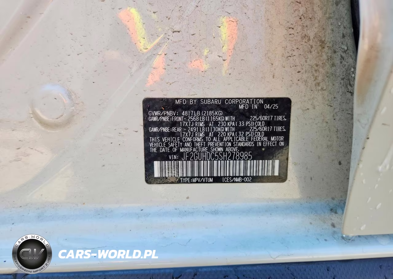 2025 Subaru Crosstrek Premium VIN:JF2GUHDC5SH278985 - 13