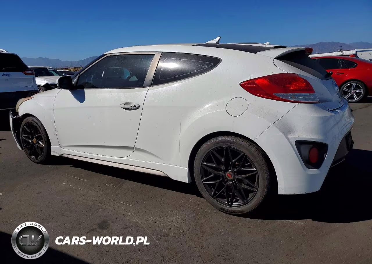 2015 Hyundai Veloster Turbo VIN:KMHTC6AE6FU216904 - 2