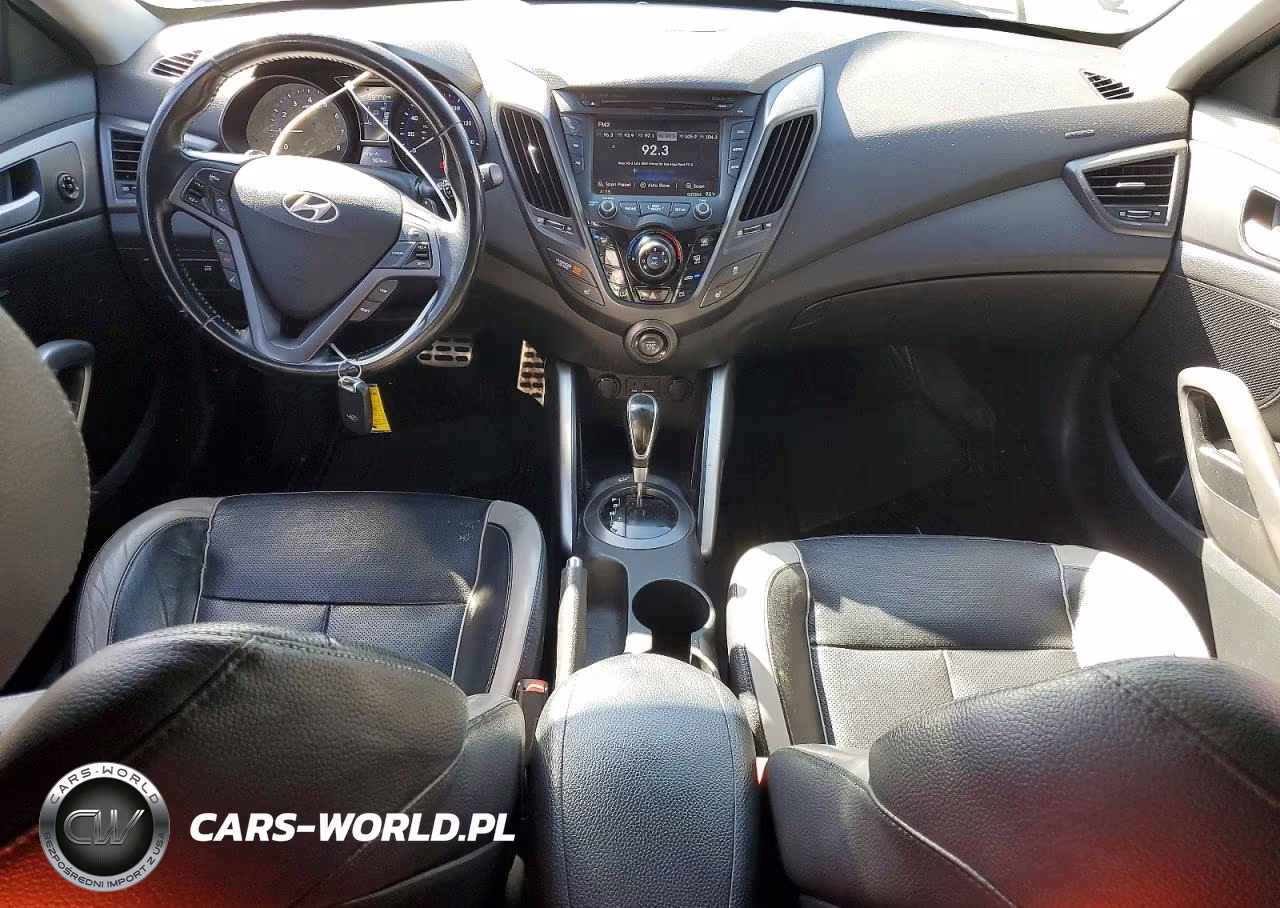 2015 Hyundai Veloster Turbo VIN:KMHTC6AE6FU216904 - 8