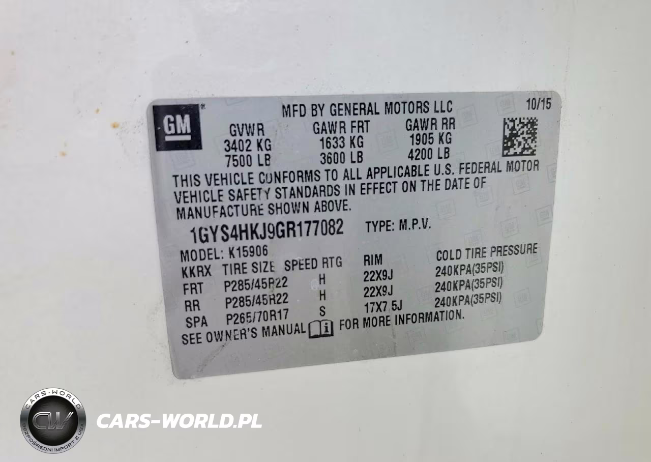 2016 Cadillac Escalade Esv Luxury VIN:1GYS4HKJ9GR177082 - 14