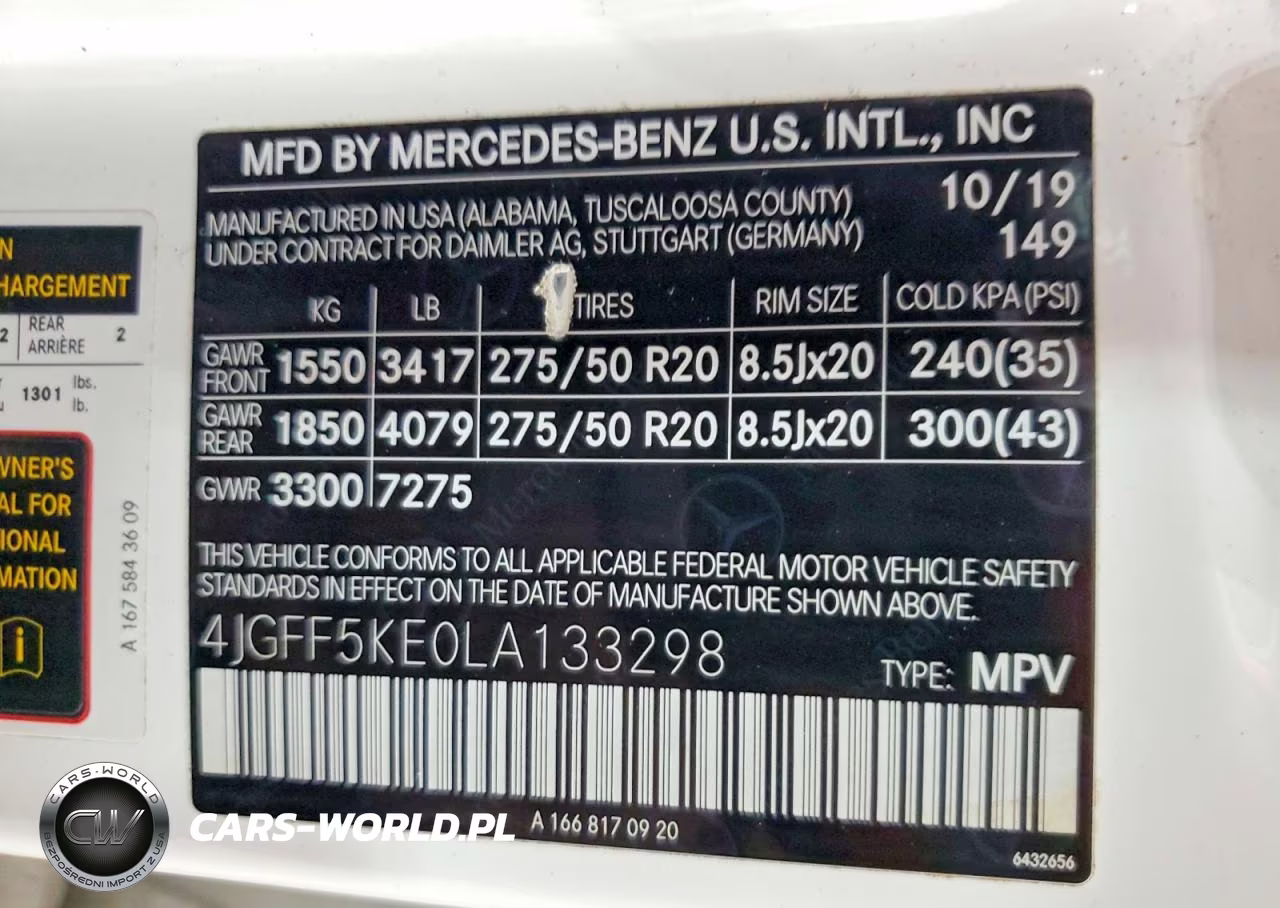 2020 Mercedes-Benz Gls 450 4Matic VIN:4JGFF5KE0LA133298 - 13