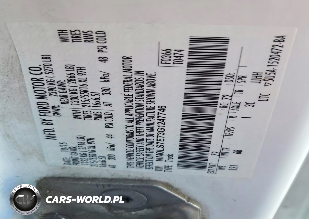 2016 Ford Transit Co - Delivery Van VIN:NM0LS7E73G1247746 - 13
