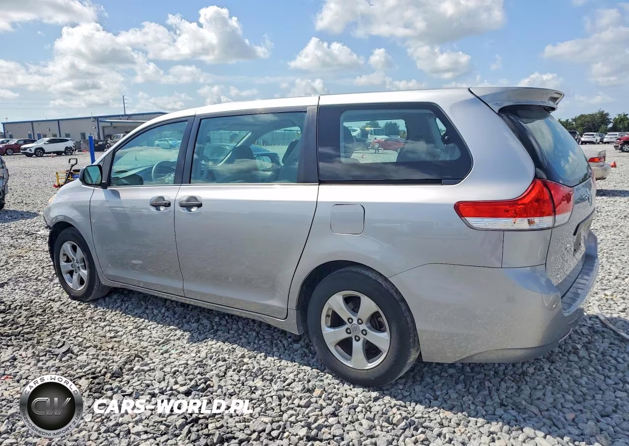 2012 Toyota Sienna Base 7-Passenger VIN:5TDZK3DC6CS196583 - 2