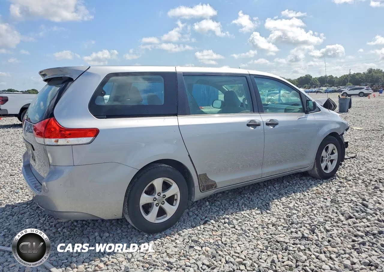 2012 Toyota Sienna Base 7-Passenger VIN:5TDZK3DC6CS196583 - 3