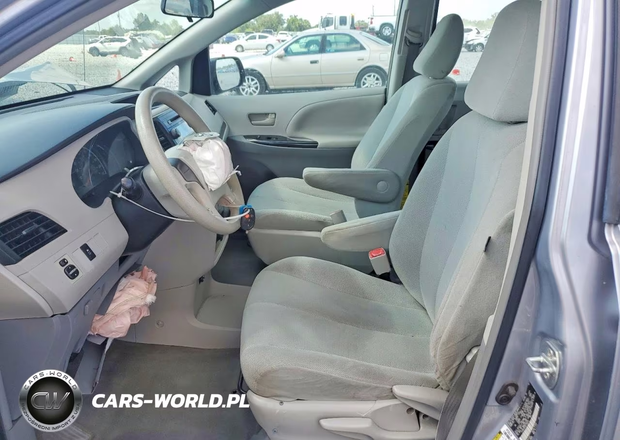 2012 Toyota Sienna Base 7-Passenger VIN:5TDZK3DC6CS196583 - 7