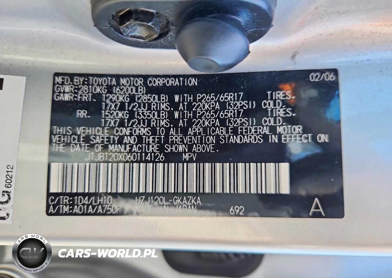 2006 Lexus Gx 470 VIN:JTJBT20X060114126 - 13