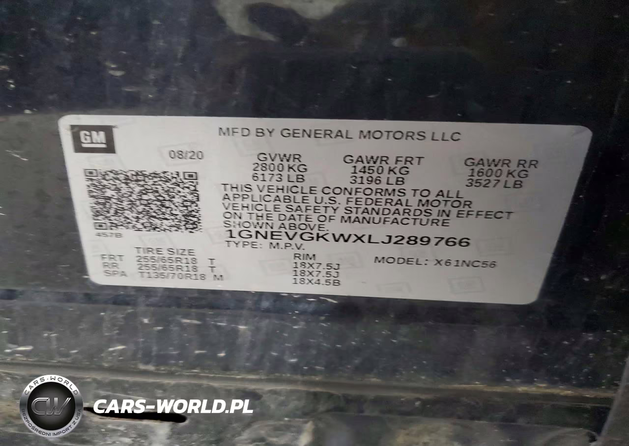 2020 Chevrolet Traverse Lt VIN:1GNEVGKWXLJ289766 - 14