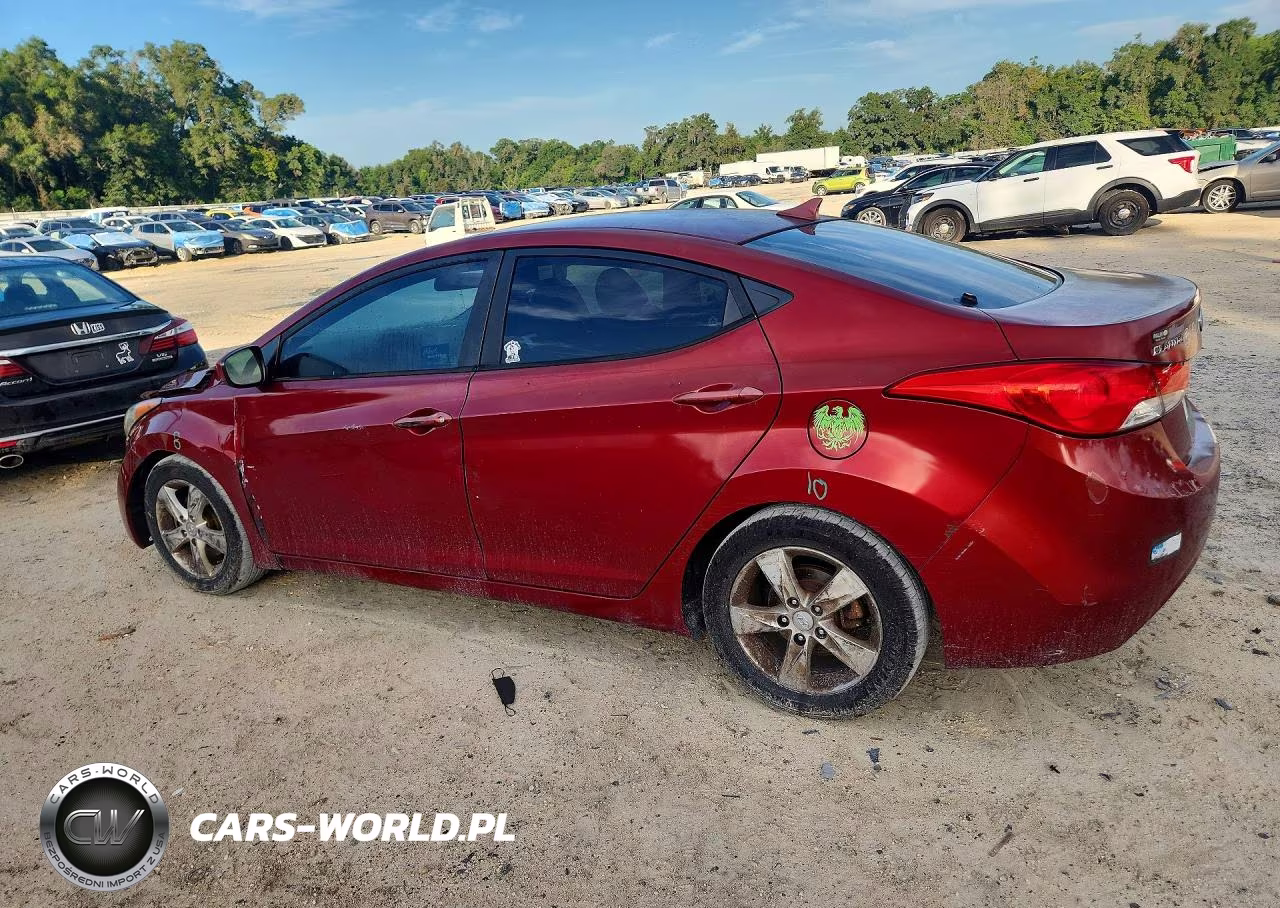 2013 Hyundai Elantra Gls VIN:5NPDH4AE3DH443781 - 2