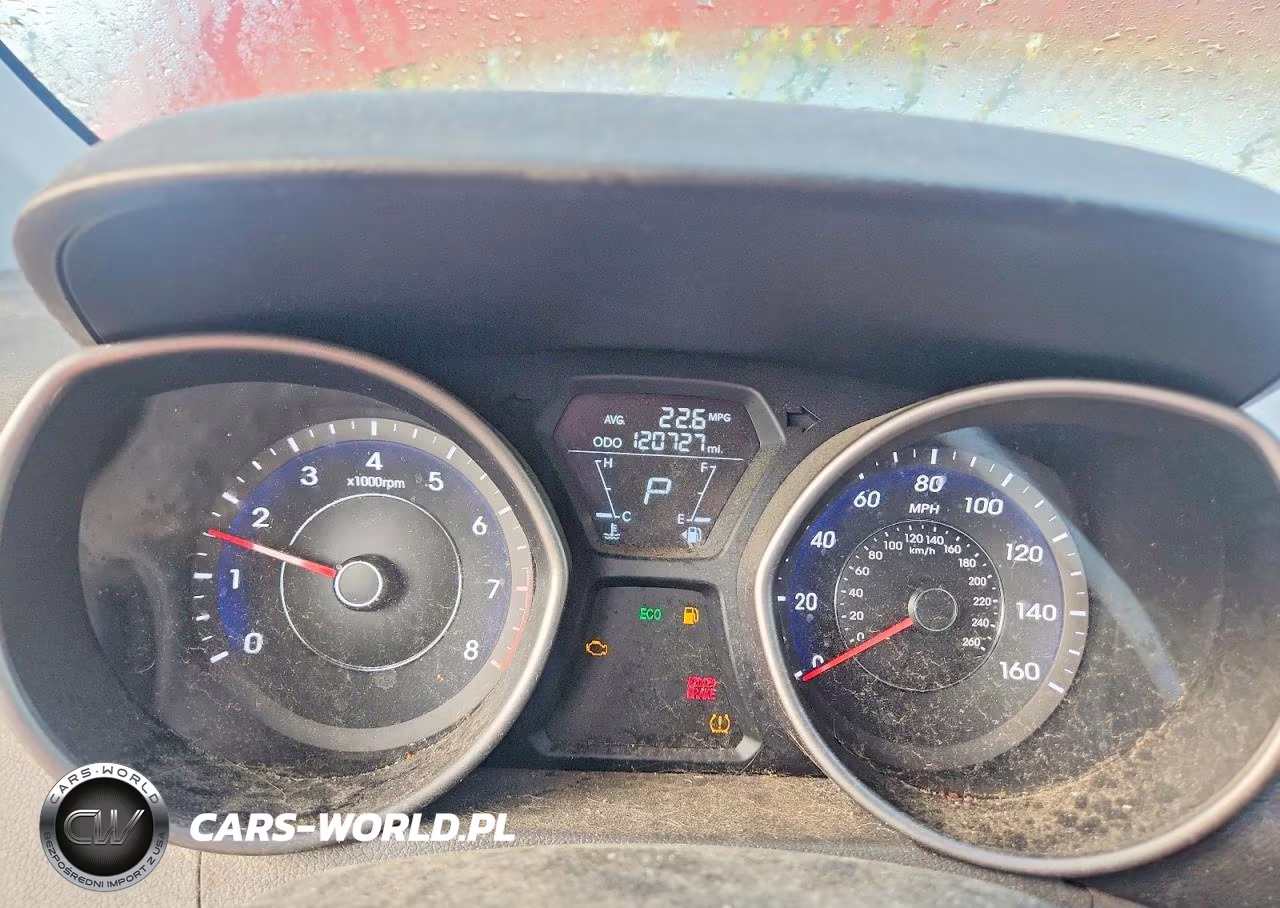 2013 Hyundai Elantra Gls VIN:5NPDH4AE3DH443781 - 9