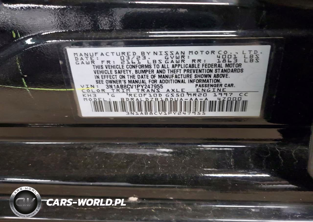 2024 Nissan Sentra 2.0 VIN:3N1AB8CV1PY247955 - 12