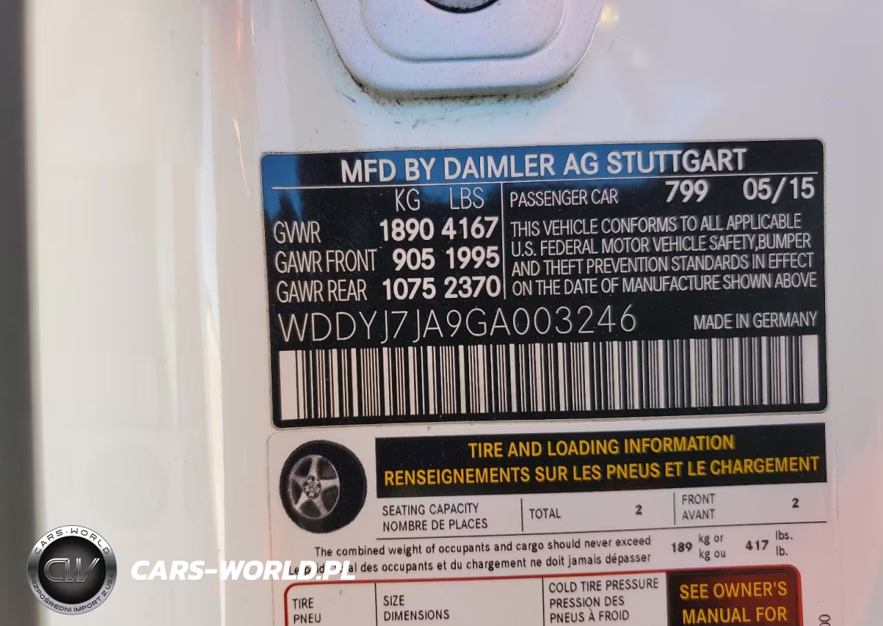 2016 Mercedes-Benz Amg Gt S VIN:WDDYJ7JA9GA003246 - 13