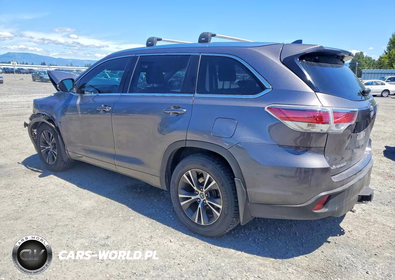 2016 Toyota Highlander Xle VIN:5TDJKRFH0GS232203 - 2