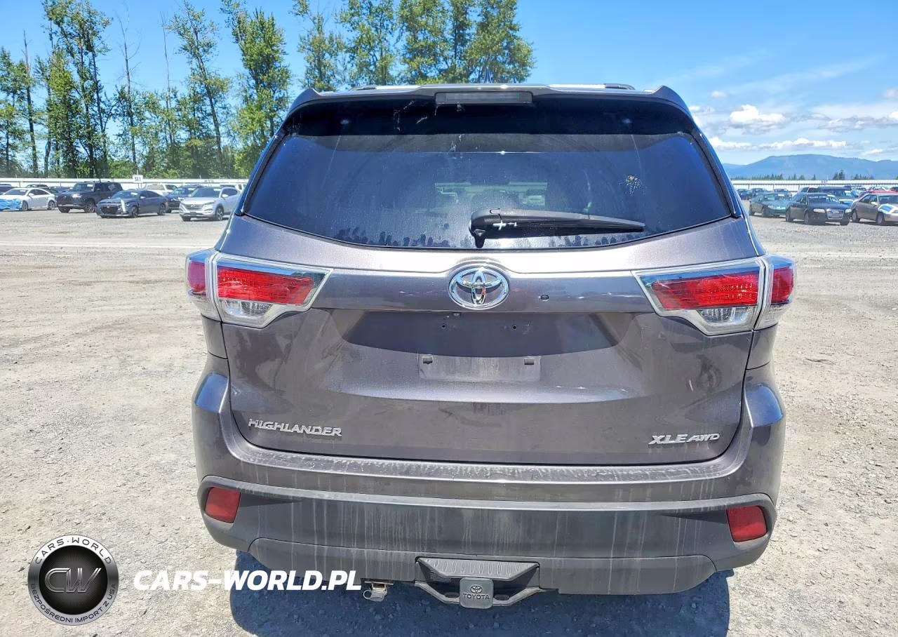 2016 Toyota Highlander Xle VIN:5TDJKRFH0GS232203 - 6