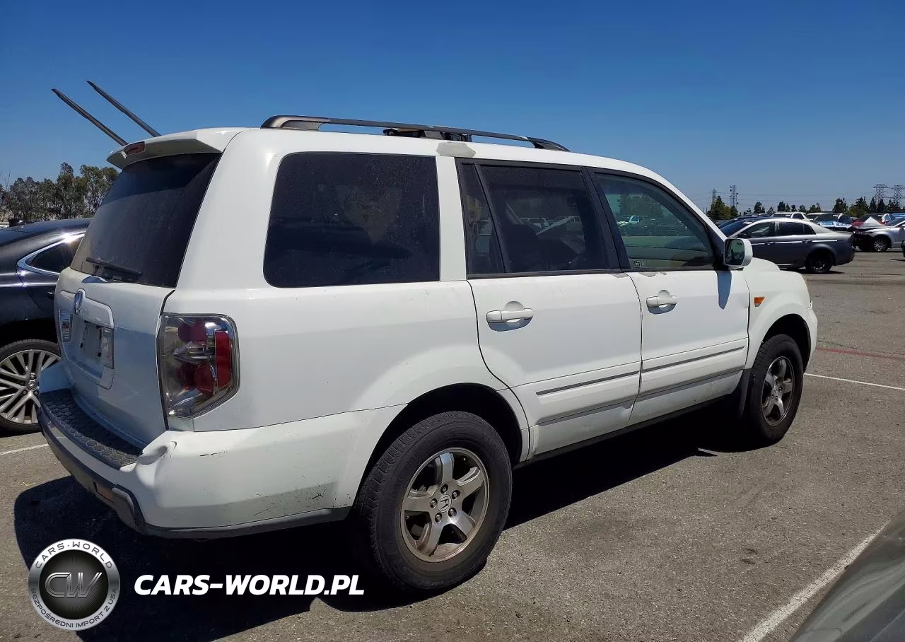 2007 Honda Pilot Ex VIN:5FNYF28497B035877 - 3
