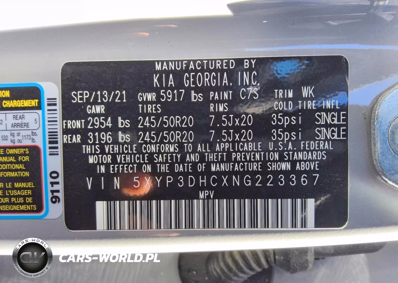 2022 Kia Telluride Ex VIN:5XYP3DHCXNG223367 - 13