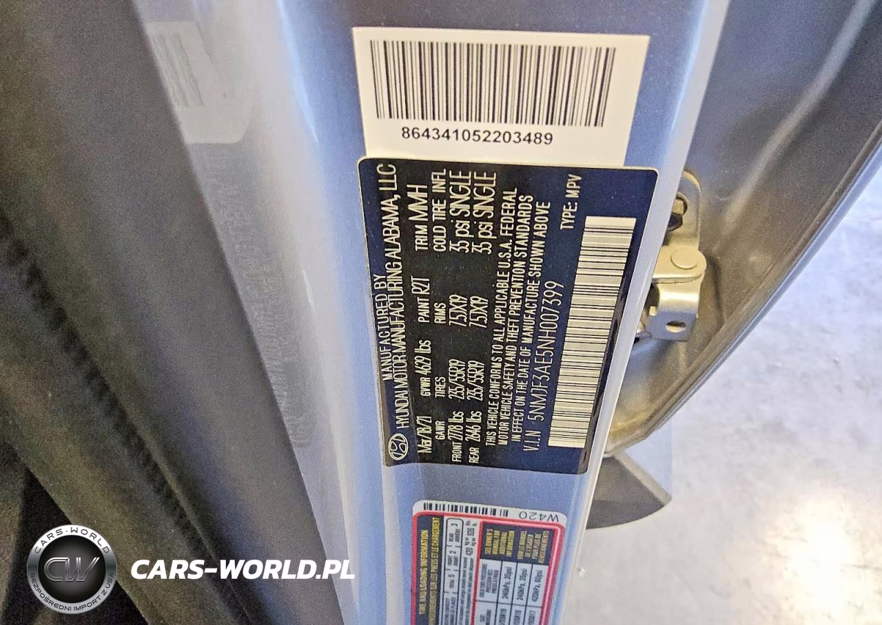 2022 Hyundai Tucson Sel VIN:5NMJF3AE5NH007399 - 13