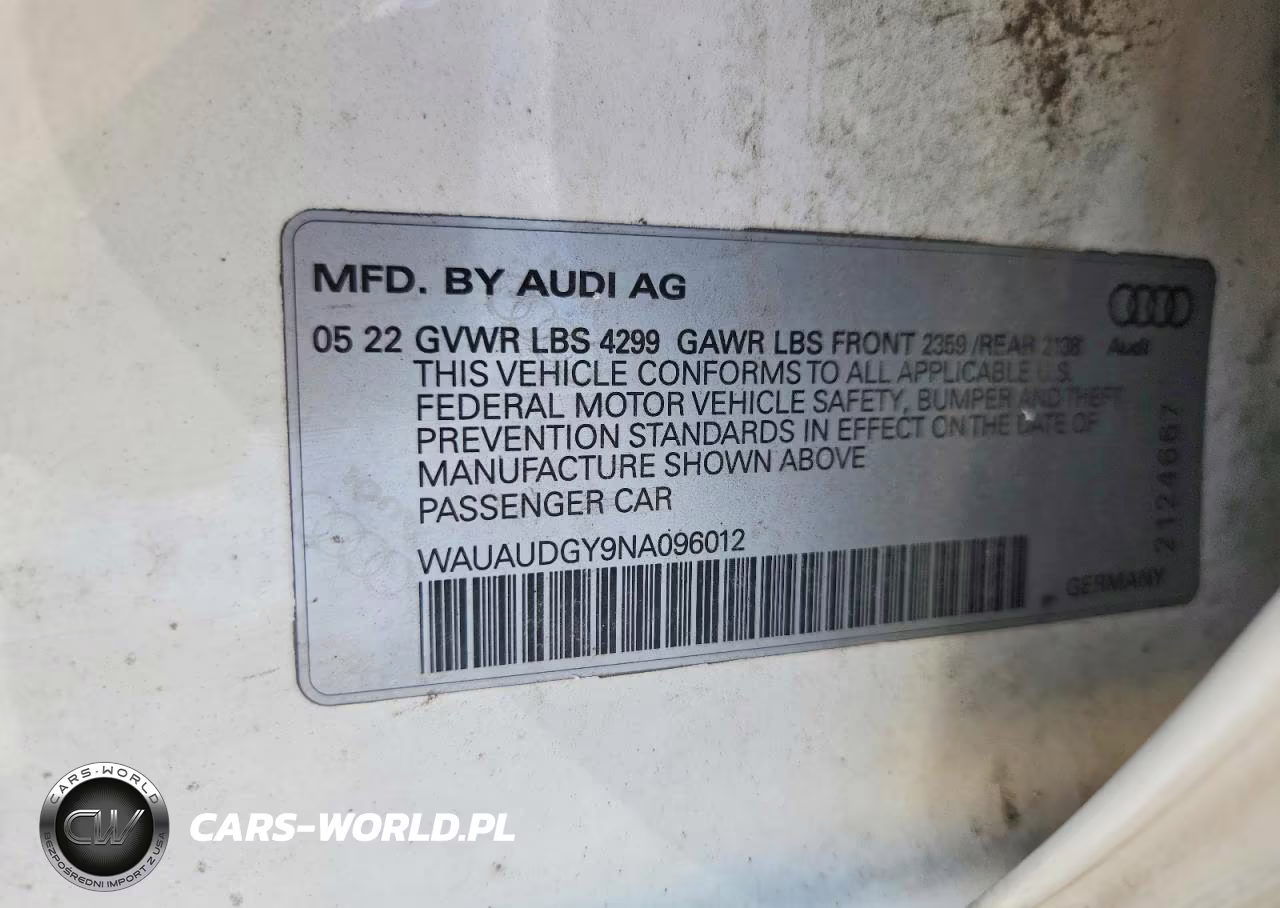 2022 Audi A3 Premium VIN:WAUAUDGY9NA096012 - 12