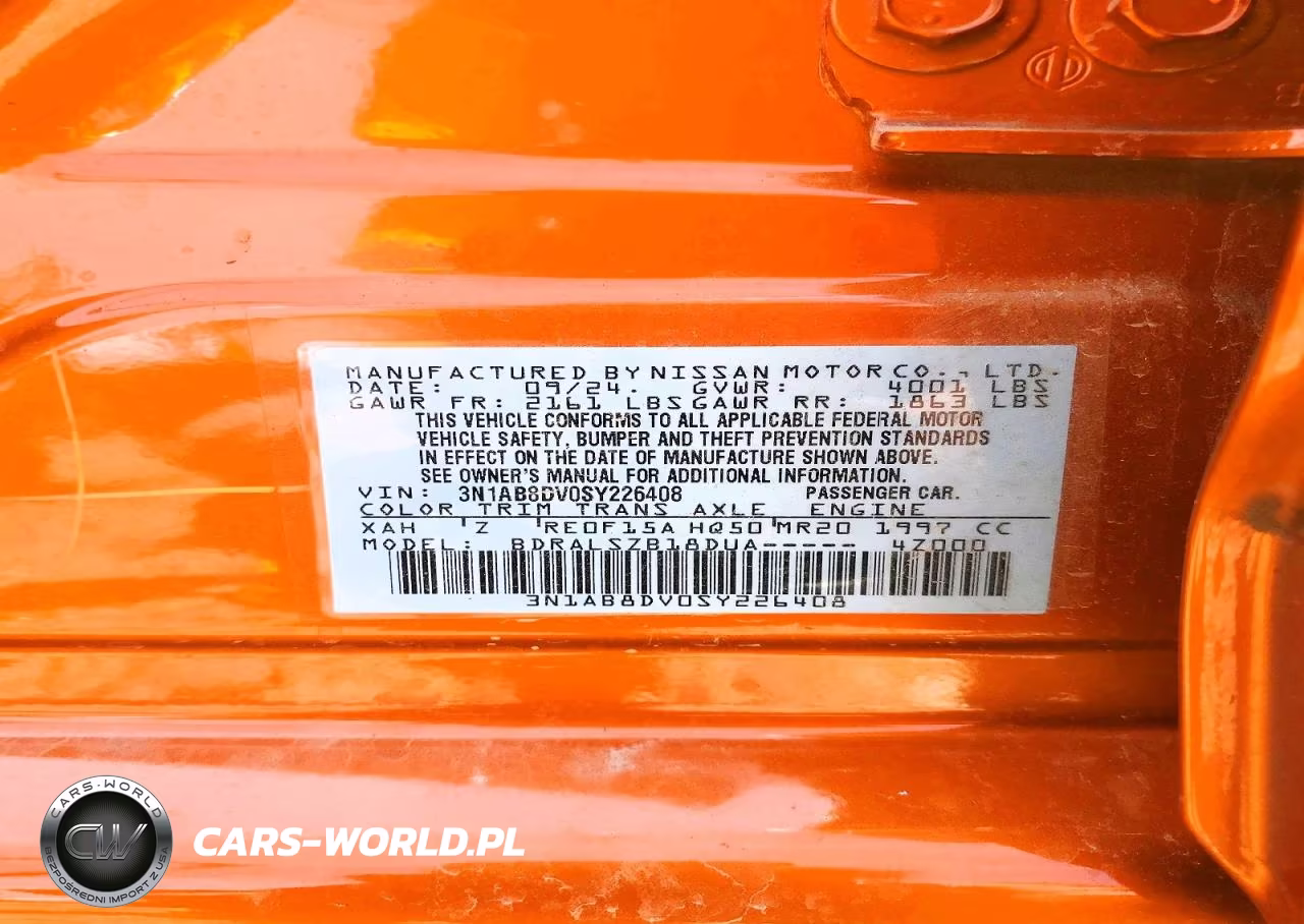 2025 Nissan Sentra Sr VIN:3N1AB8DV0SY226408 - 13