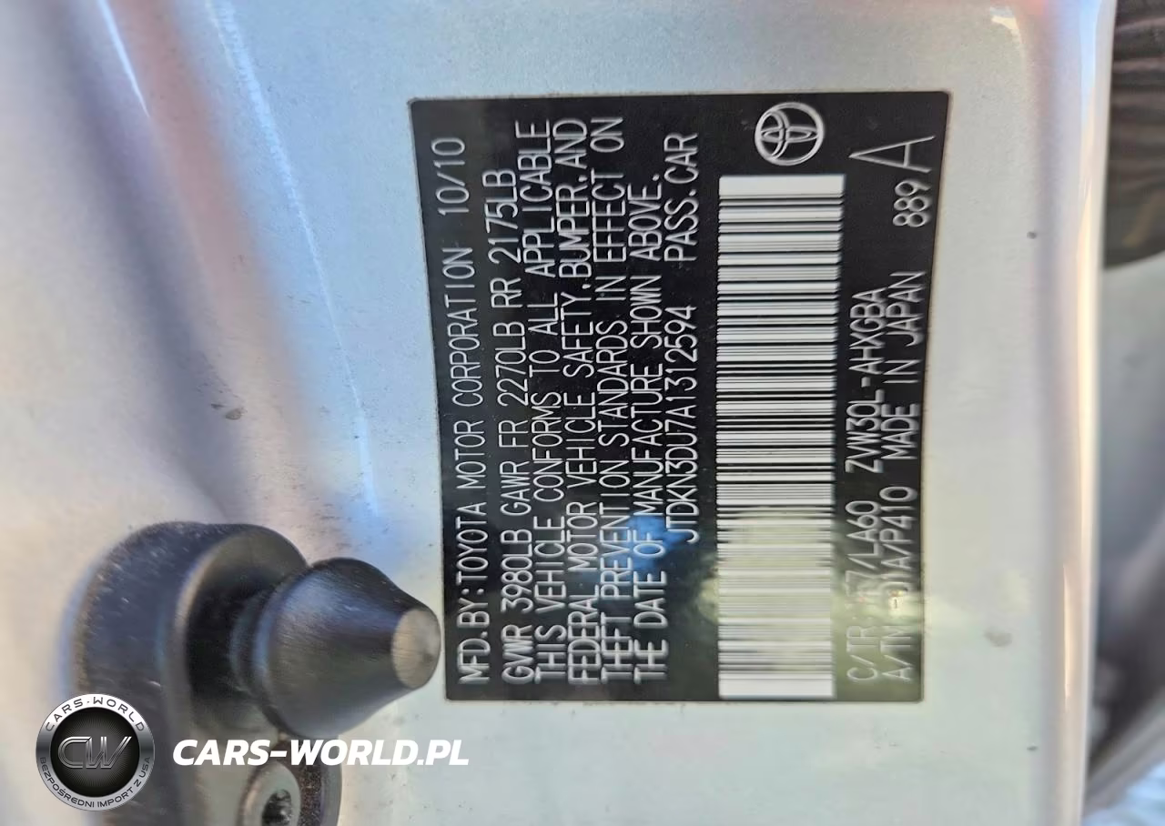 2010 Toyota Prius Iv VIN:JTDKN3DU7A1312594 - 12