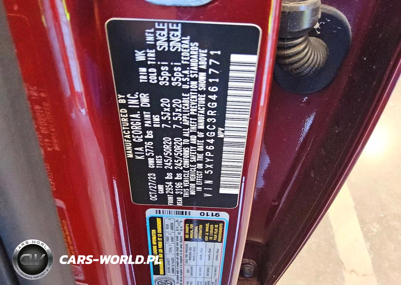 2024 Kia Telluride S VIN:5XYP64GC3RG461771 - 13