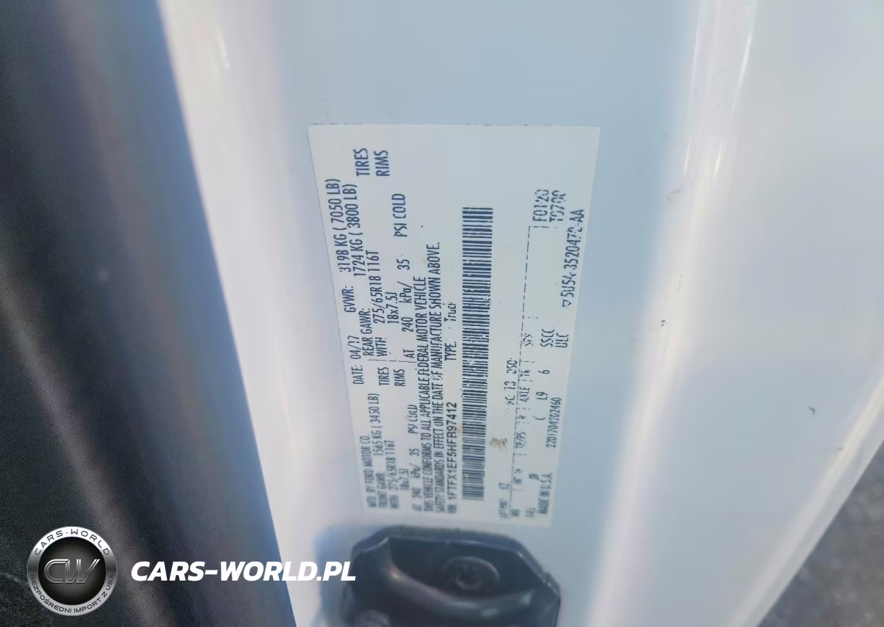 2017 Ford F150 Super Cab VIN:1FTFX1EF5HFB97412 - 12