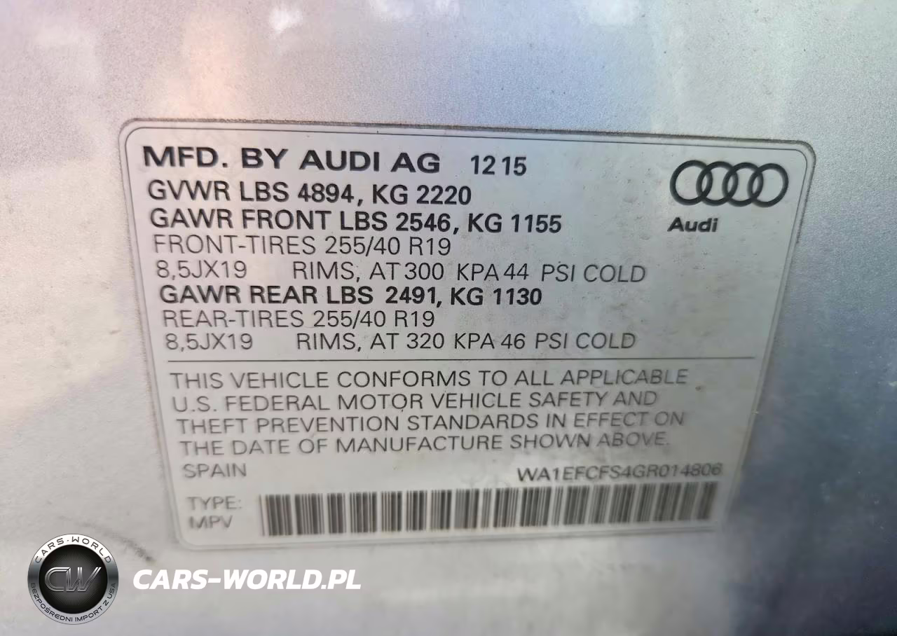 2016 Audi Q3 Premium Plus VIN:WA1EFCFS4GR014806 - 13