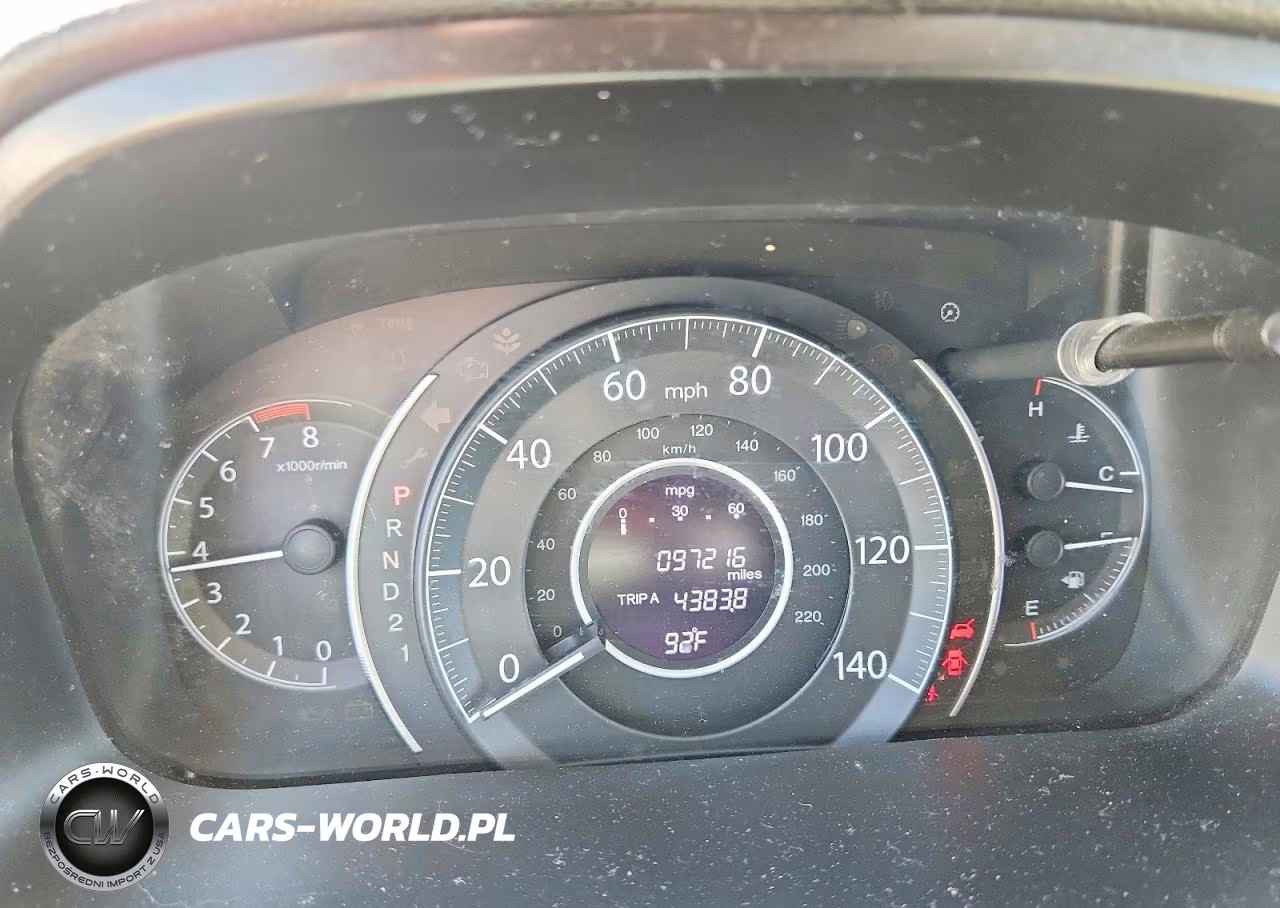 2012 Honda Cr-V Exl VIN:JHLRM3H74CC002631 - 9