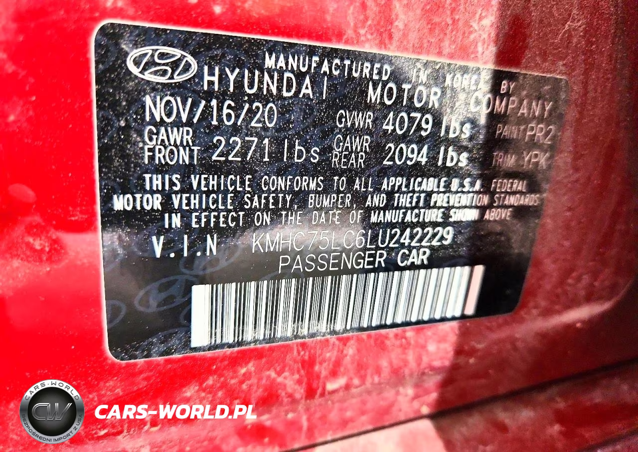2020 Hyundai Ioniq Se VIN:KMHC75LC6LU242229 - 12