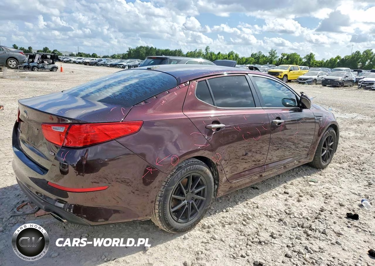 2015 Kia Optima Lx VIN:5XXGM4A73FG477423 - 3