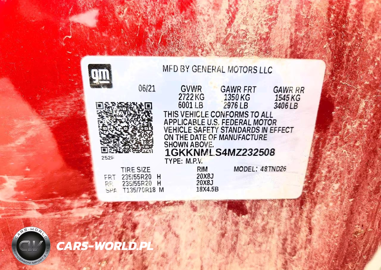 2021 GMC Acadia Slt VIN:1GKKNMLS4MZ232508 - 13