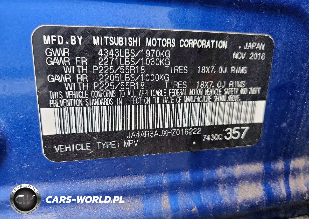 2017 Mitsubishi Outlander Sport Es VIN:JA4AR3AUXHZ016222 - 14