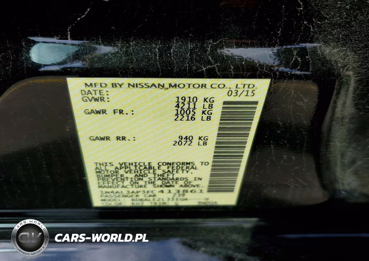 2015 Nissan Altima 2.5 S VIN:1N4AL3AP3FC413861 - 13