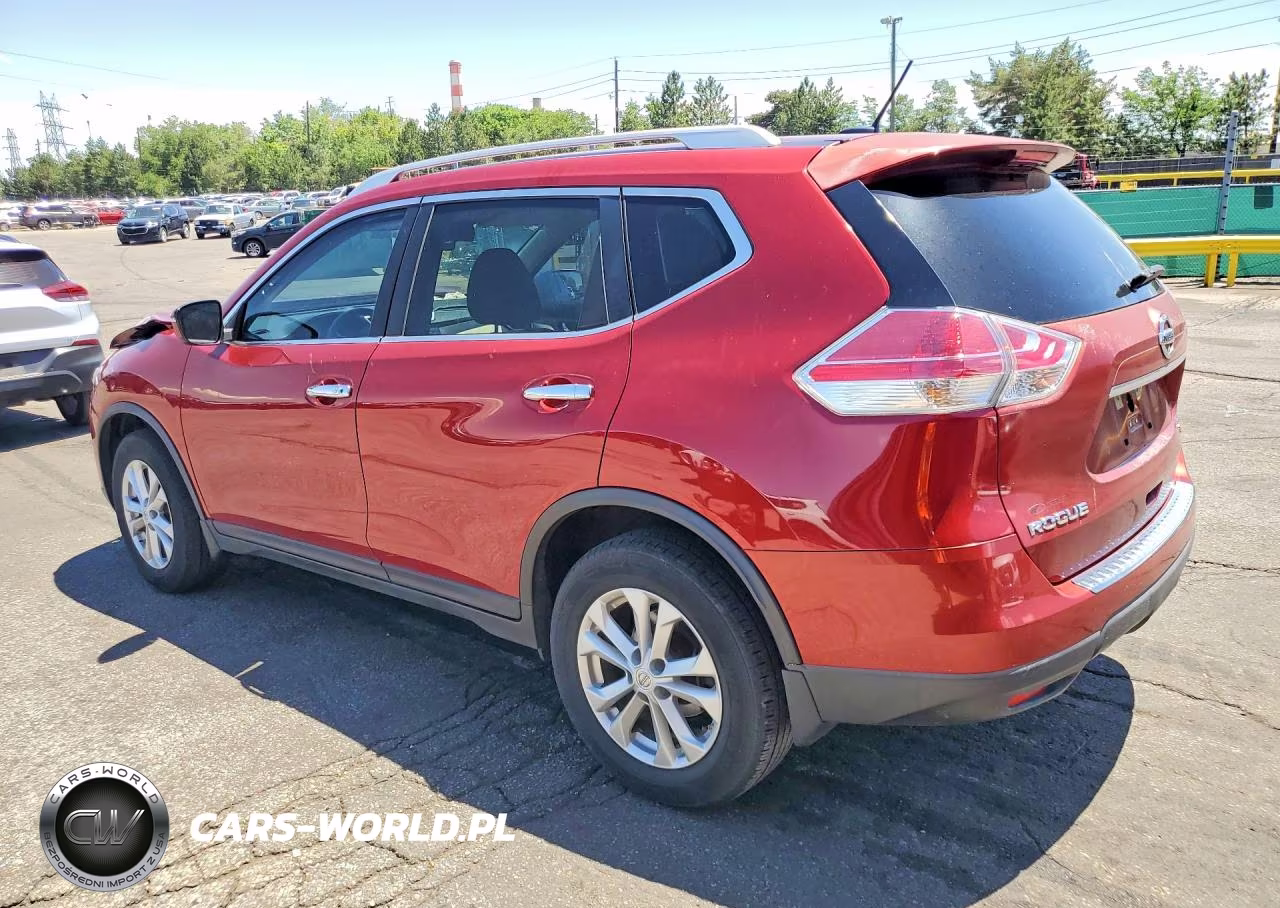 2015 Nissan Rogue Sv VIN:KNMAT2MV0FP542647 - 2