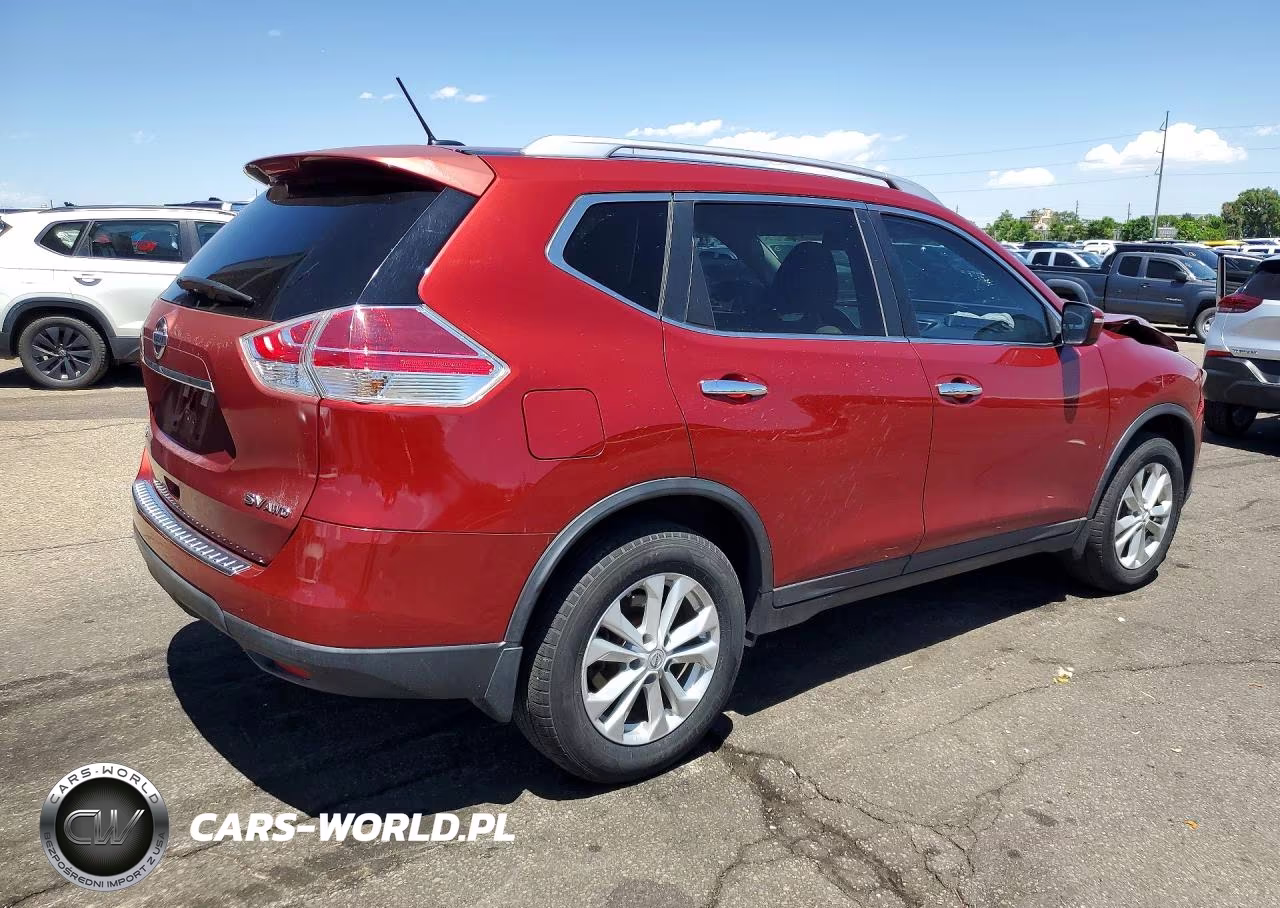 2015 Nissan Rogue Sv VIN:KNMAT2MV0FP542647 - 3