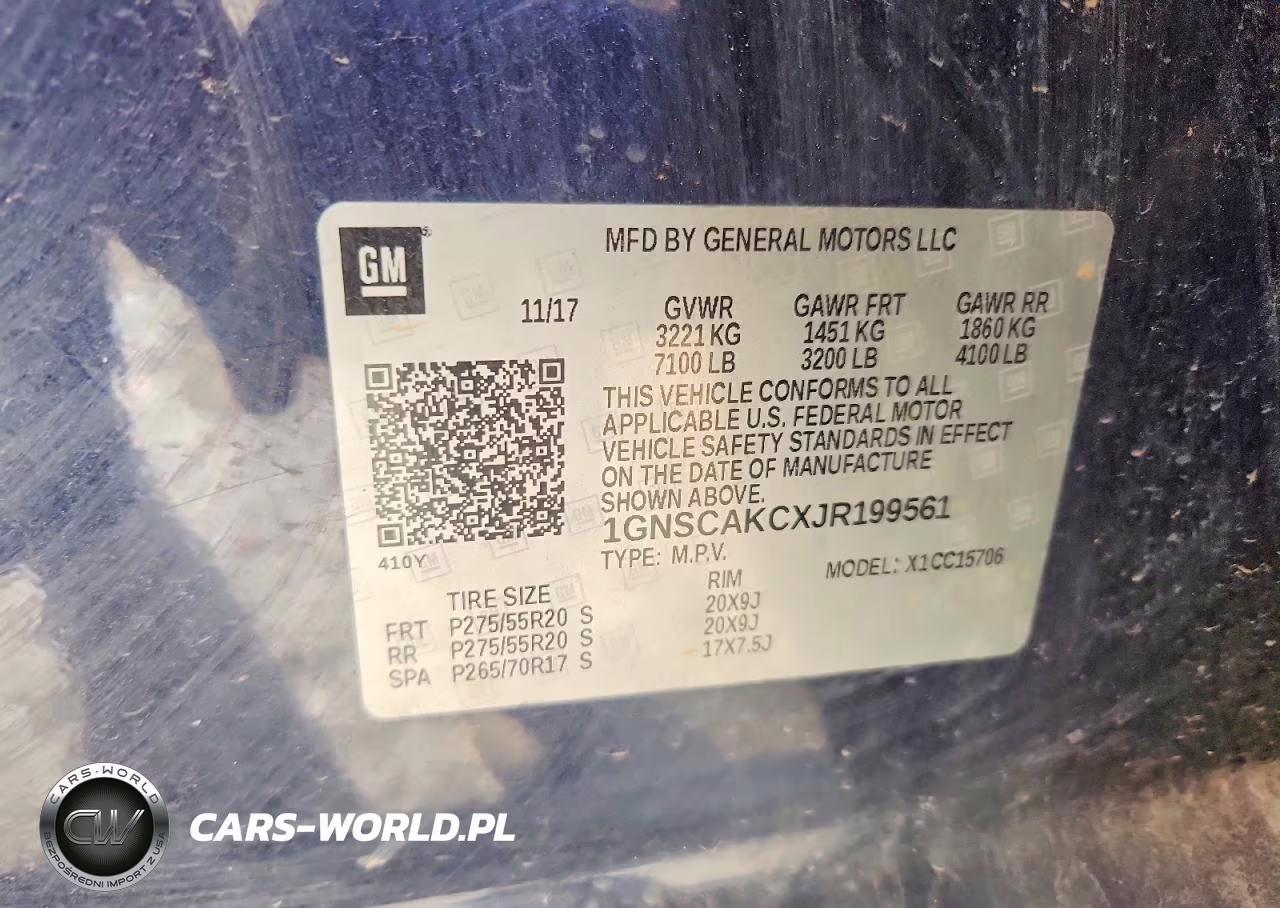 2018 Chevrolet Tahoe C1500 Ls VIN:1GNSCAKCXJR199561 - 14