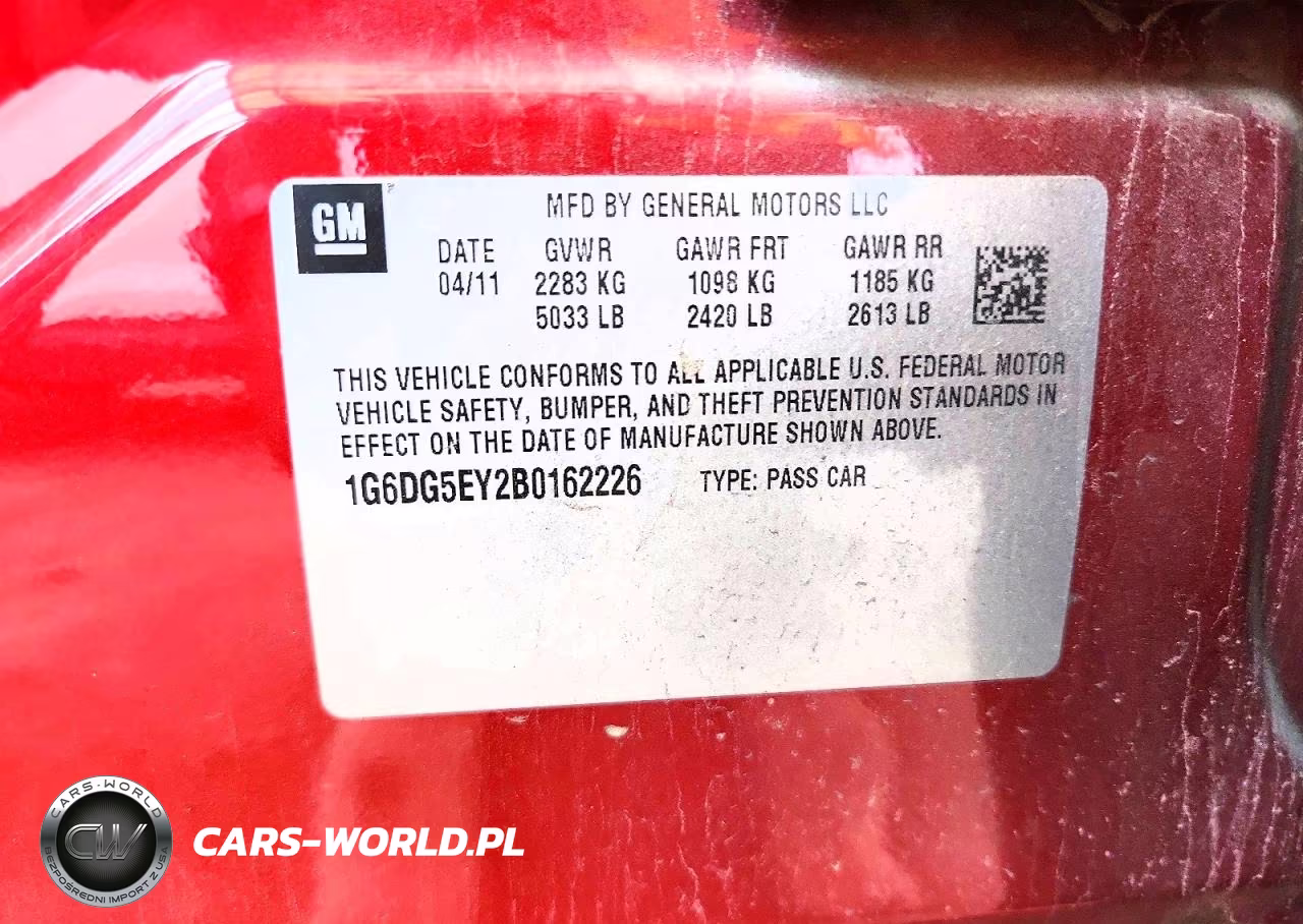 2011 Cadillac Cts Luxury Collection VIN:1G6DG5EY2B0162226 - 13