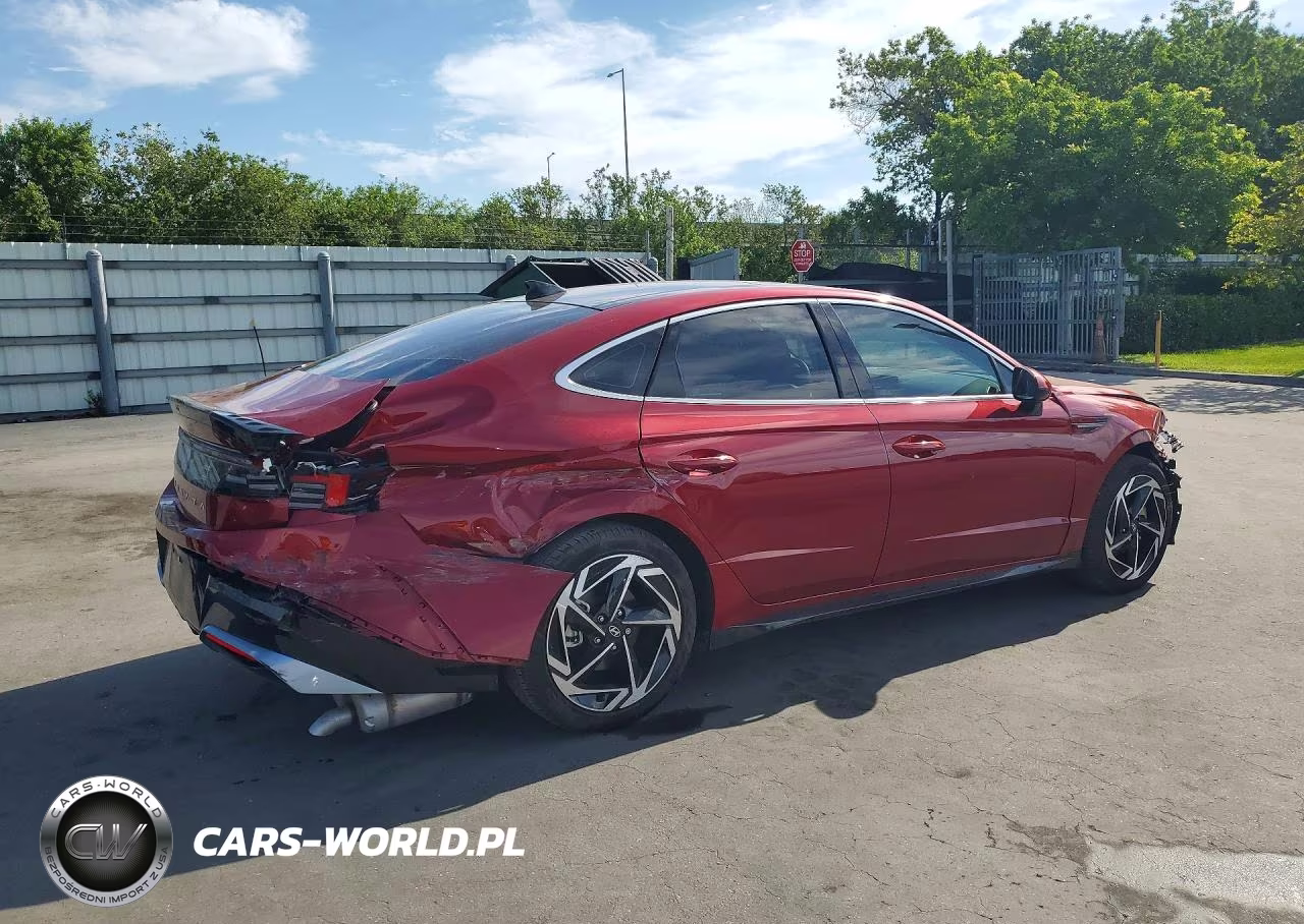 2024 Hyundai Sonata Sel VIN:KMHL14JA8RA417264 - 3