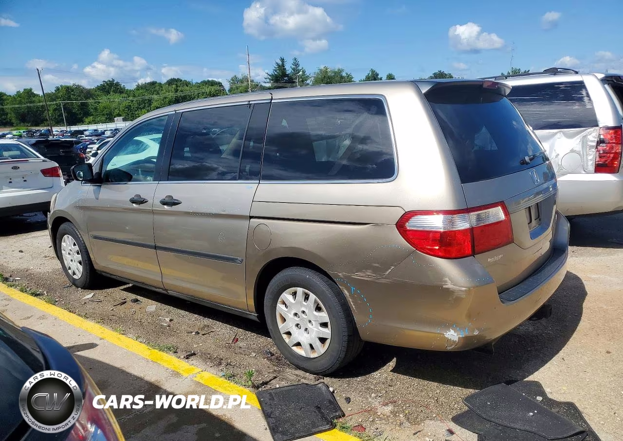 2005 Honda Odyssey Lx VIN:5FNRL38285B099438 - 2